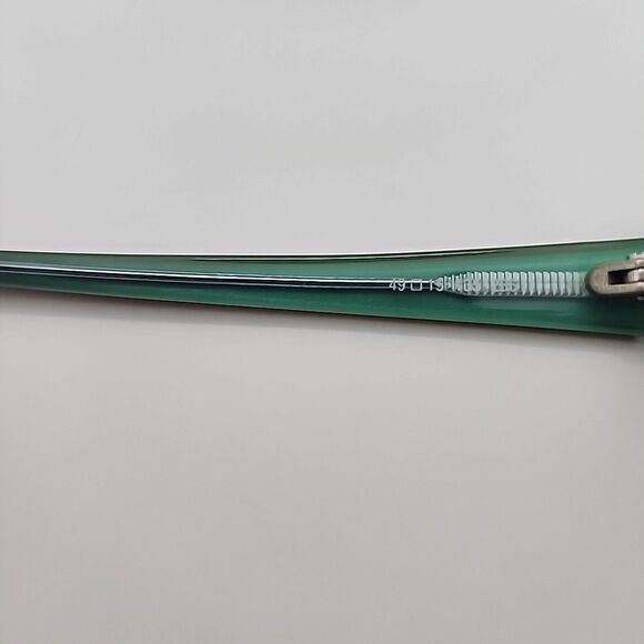 See 9307 Eyeglass Frame Brown Green 43-15 135 286 Petite Italy Plastic Rectangle - Picture 4 of 6